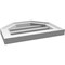 Ekena Millwork Octagonal Top Surface Mount PVC Gable Vent w/ 2"W x 1-1/2"P Brickmould Frame, 16"W x 12"H GVPOT16X1202SF - alternate 5